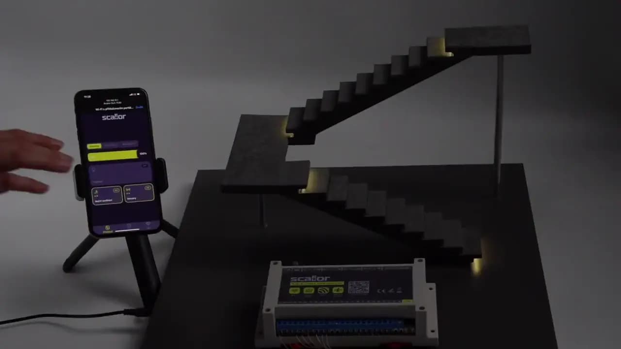 Scalior stair light controller demonstration