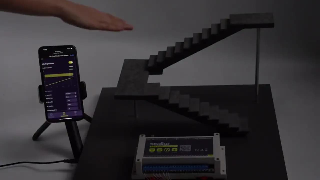 Scalior stair light controller demonstration